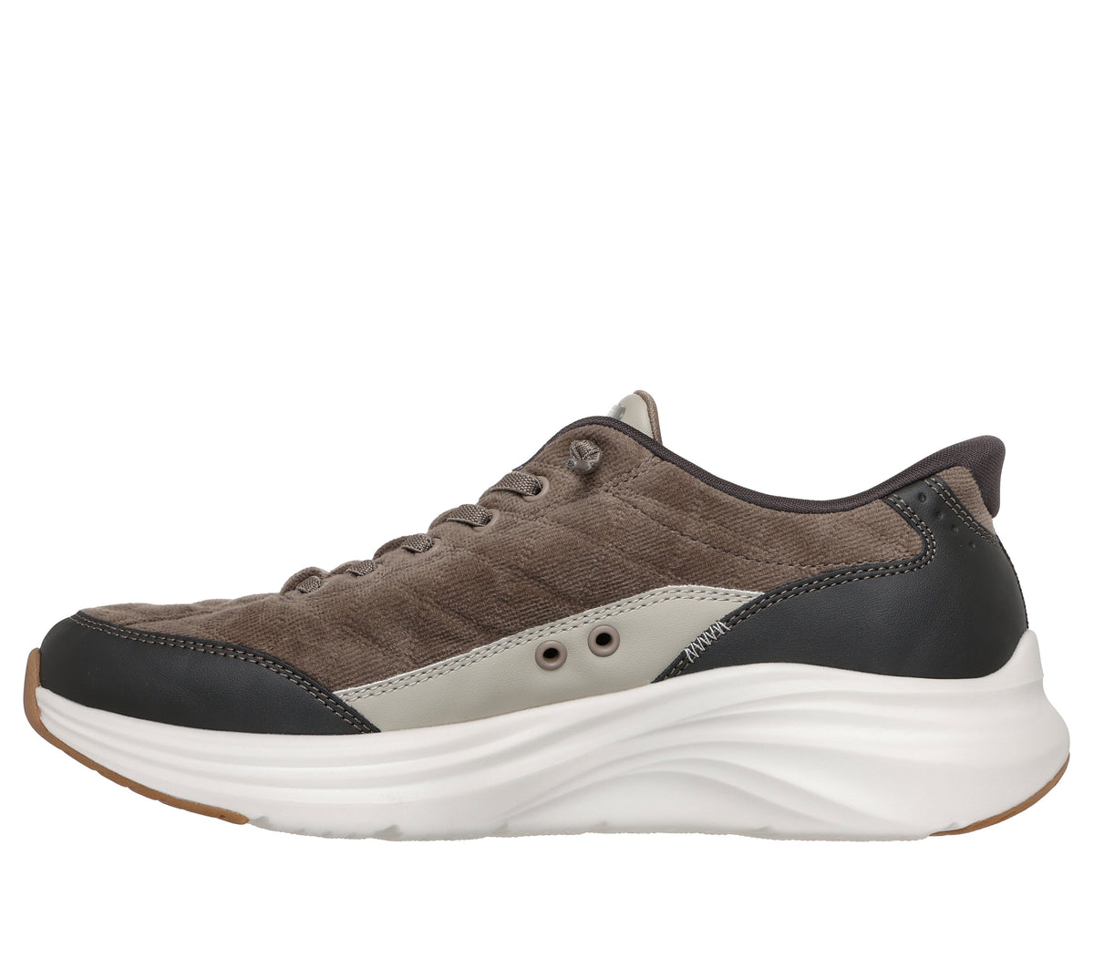 Scarpe Skechers Slip-ins Contour Foam Cozy Fit uomo oliva interno