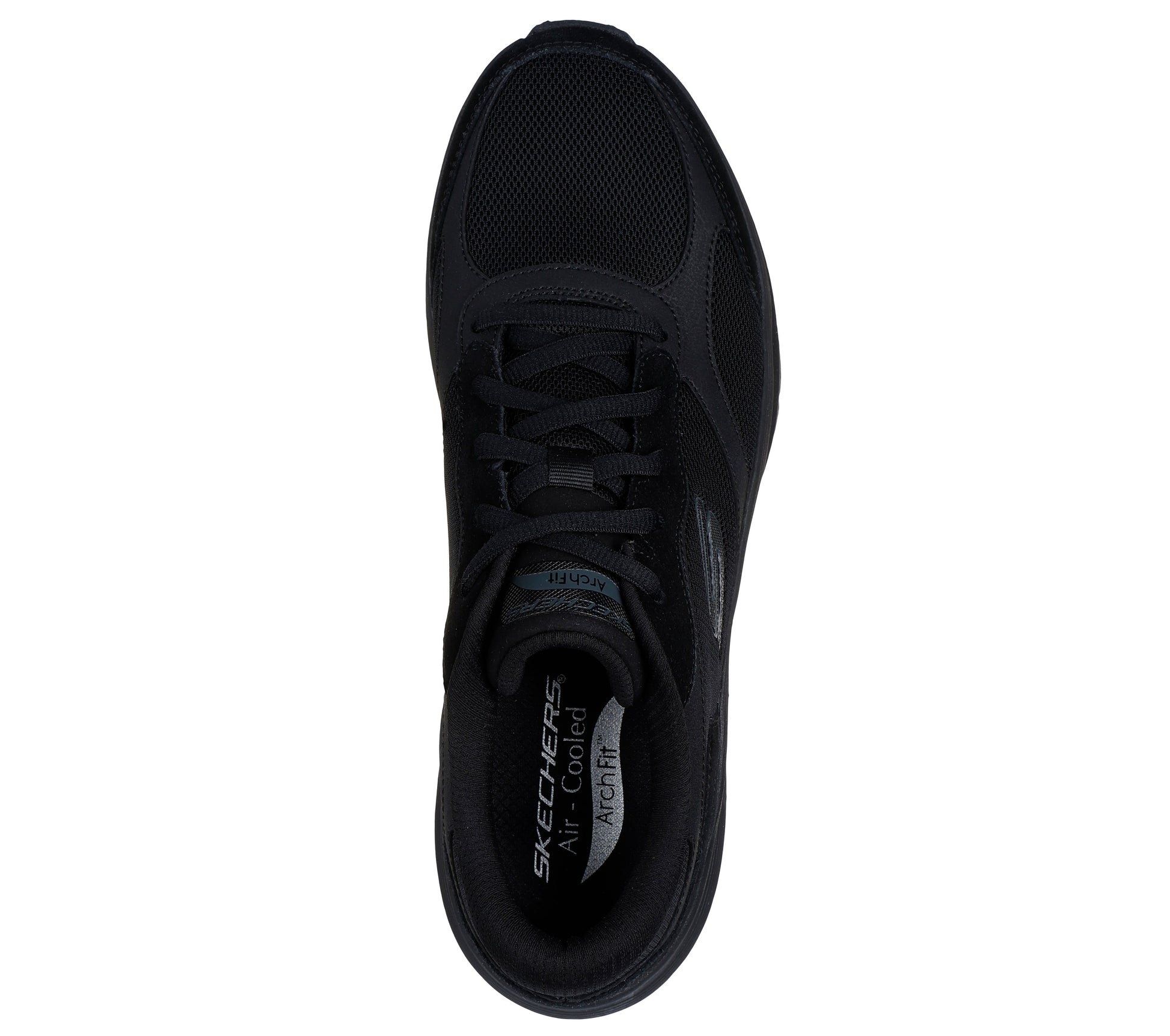 Skechers Arch Fit 2.0 nero uomo dall'alto