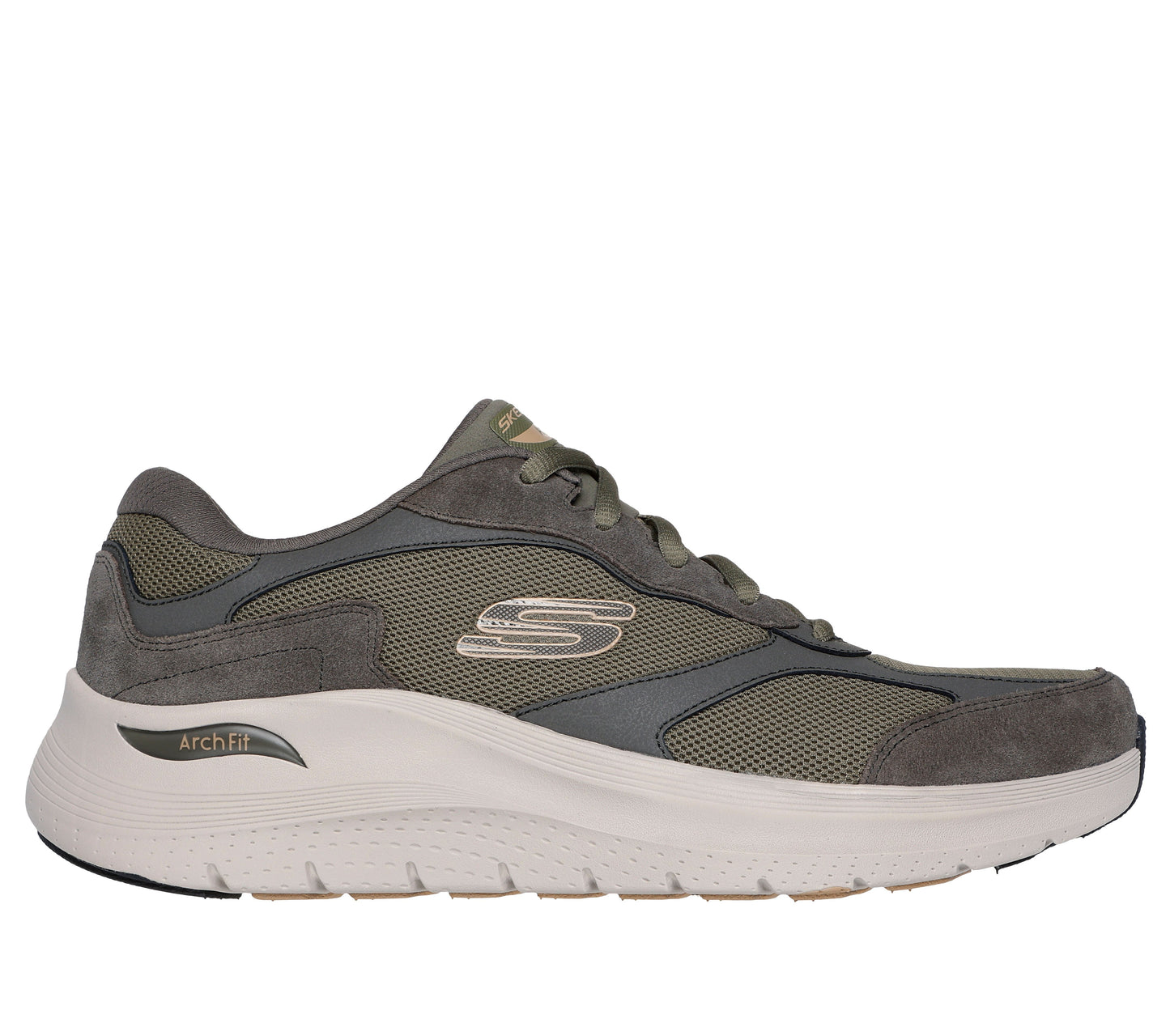 Scarpe Skechers Arch Fit 2.0 oliva uomo esterno