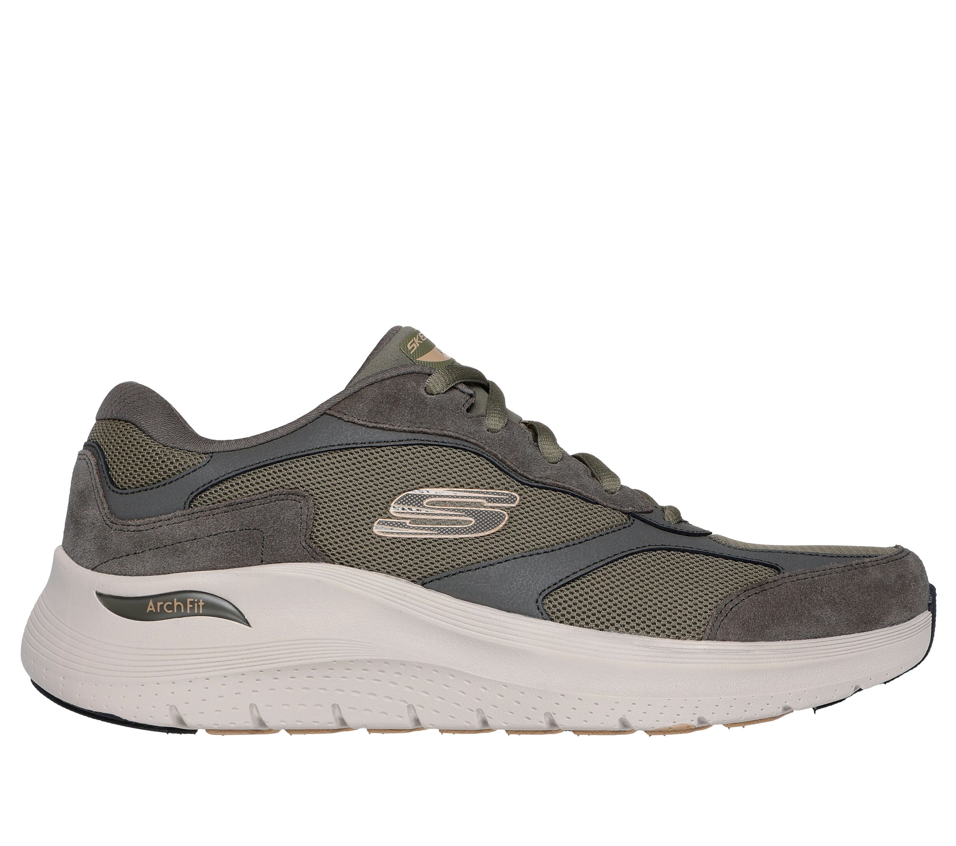 Scarpe Skechers Arch Fit 2.0 oliva uomo esterno