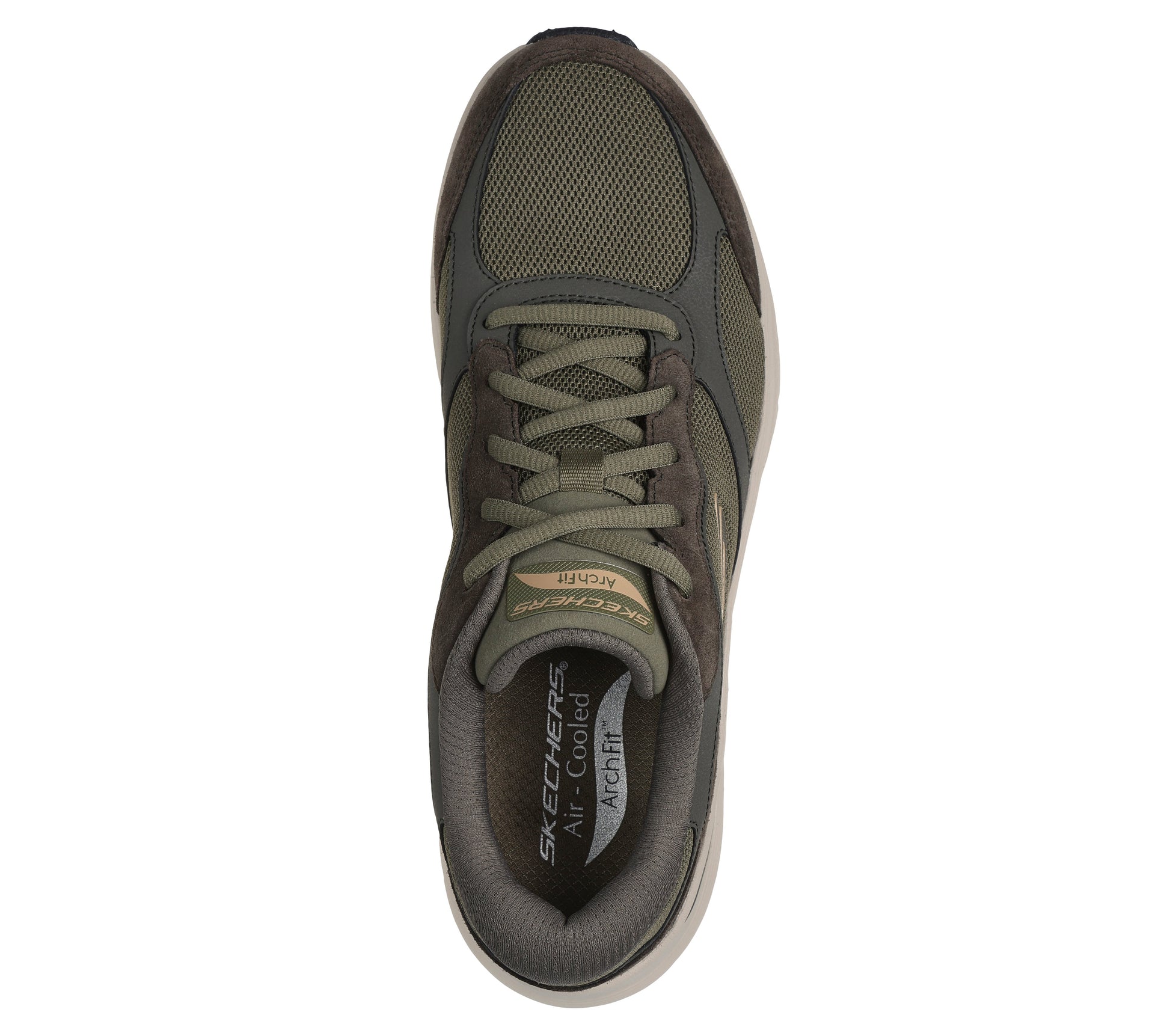 Skechers Arch Fit 2.0 oliva uomo dall'alto