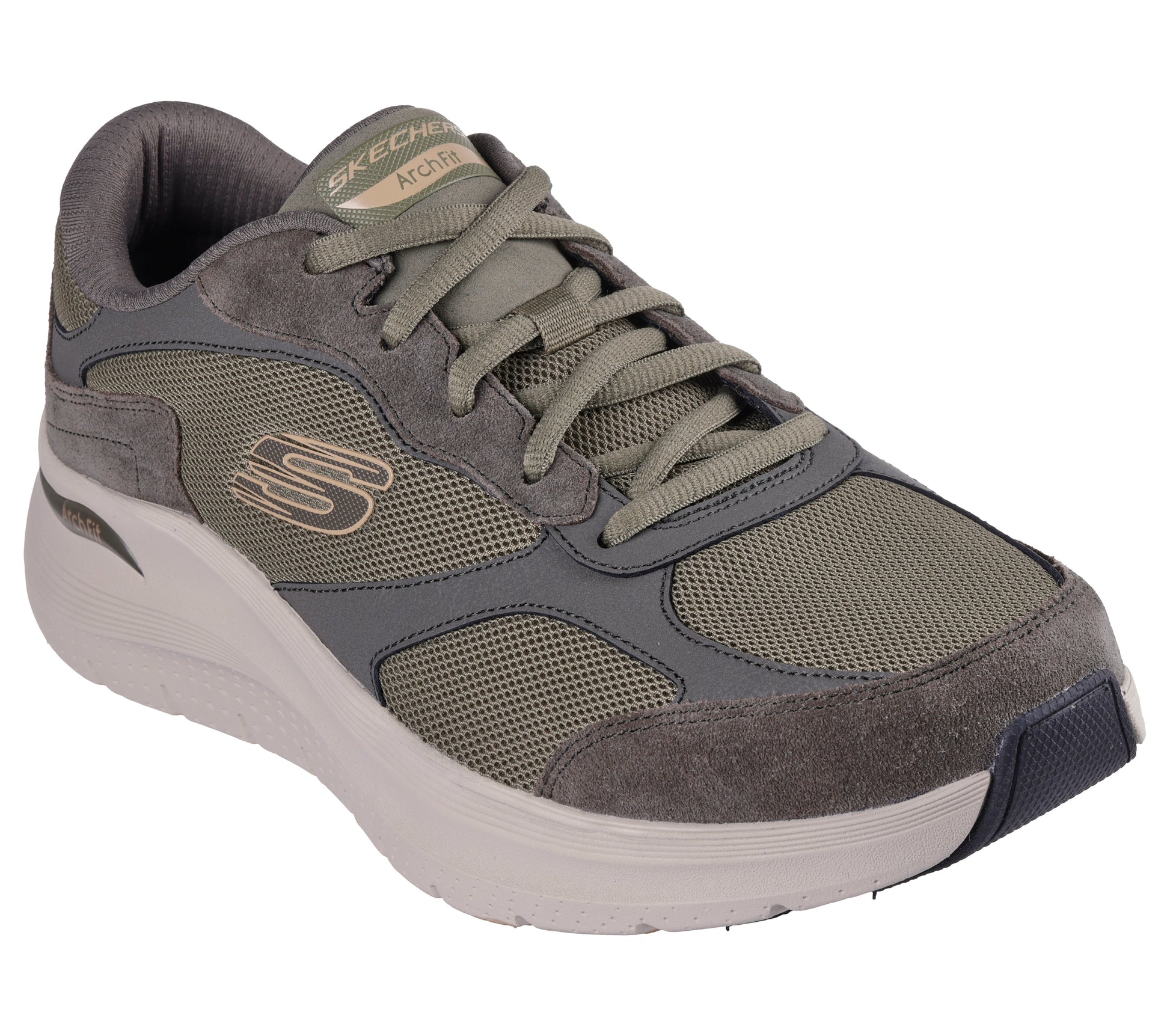 Skechers Arch Fit 2.0 oliva uomo dettaglio