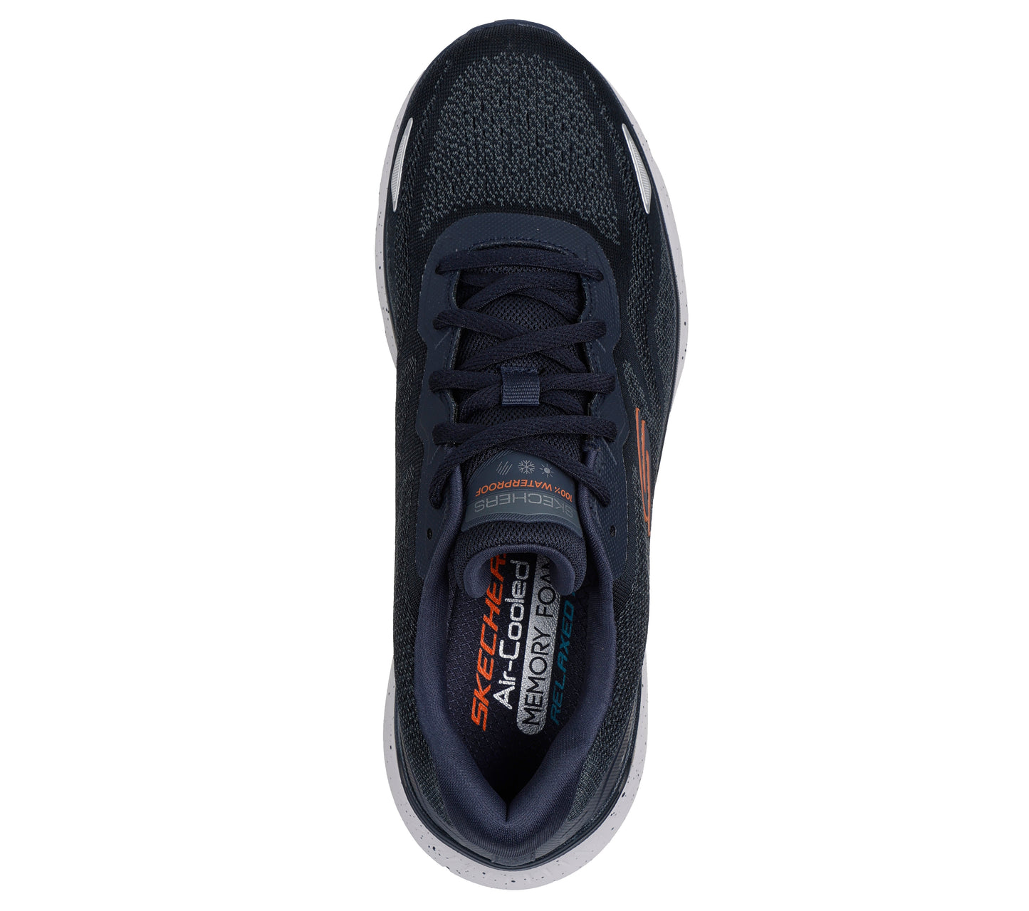 Skechers Waterproof Relaxed Fit Edgeride navy uomo dall'alto