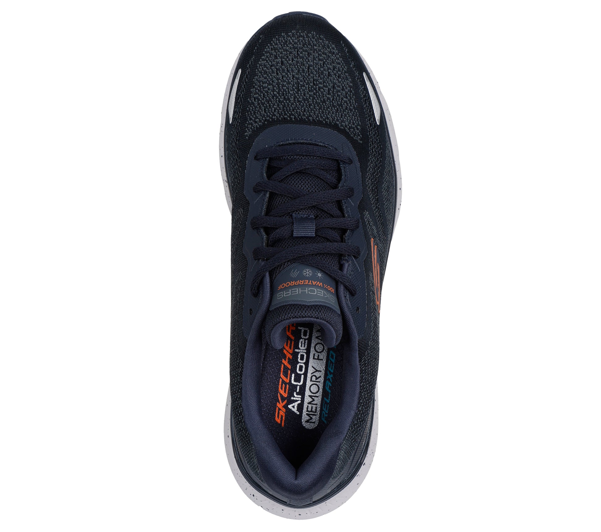 Skechers Waterproof Relaxed Fit Edgeride navy uomo dall'alto