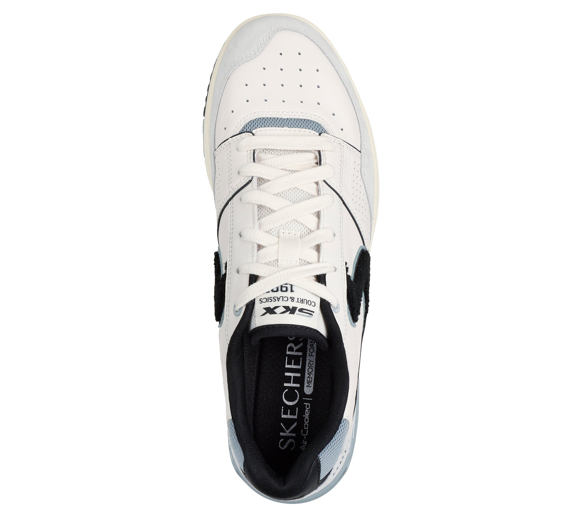 Skechers S-1992 bianco multi uomo dall'alto