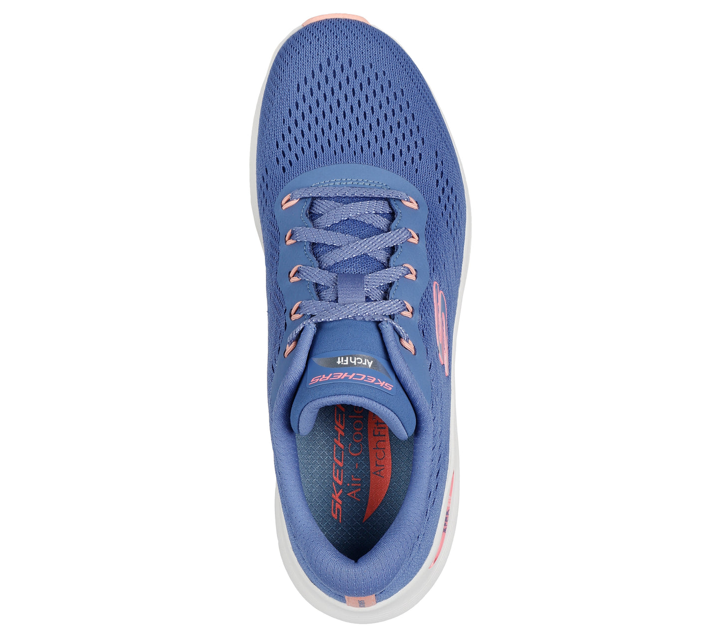 Skechers Arch Fit 2.0 blu donna vista dall'alto