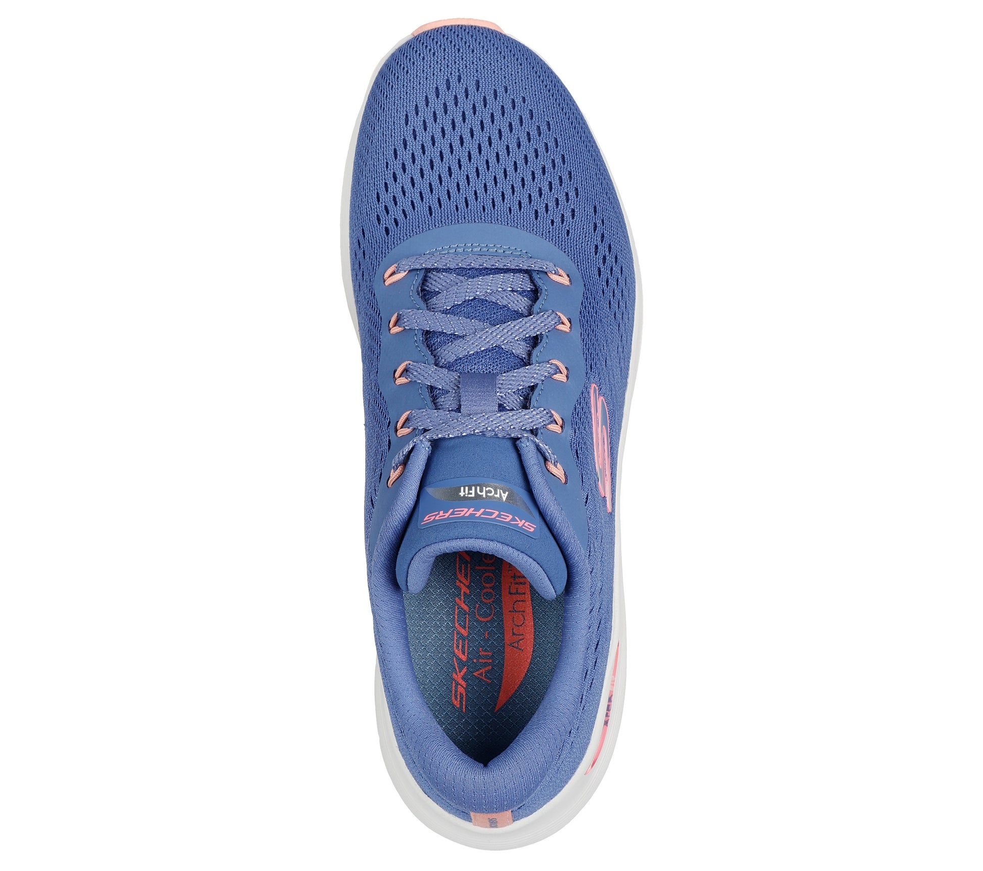 Skechers Arch Fit 2.0 blu donna vista dall'alto