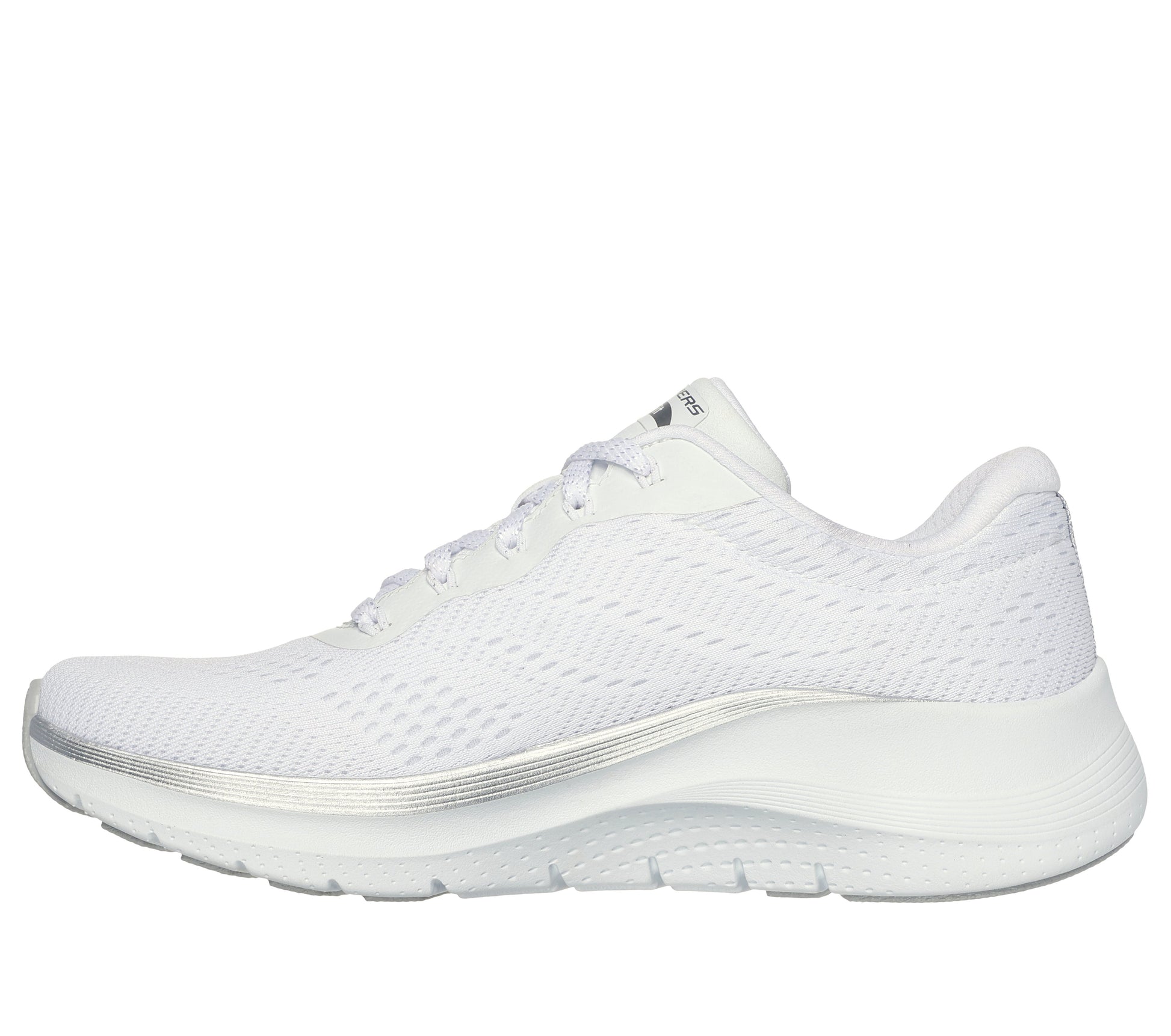 Skechers Arch Fit 2.0 bianco argento donna interno