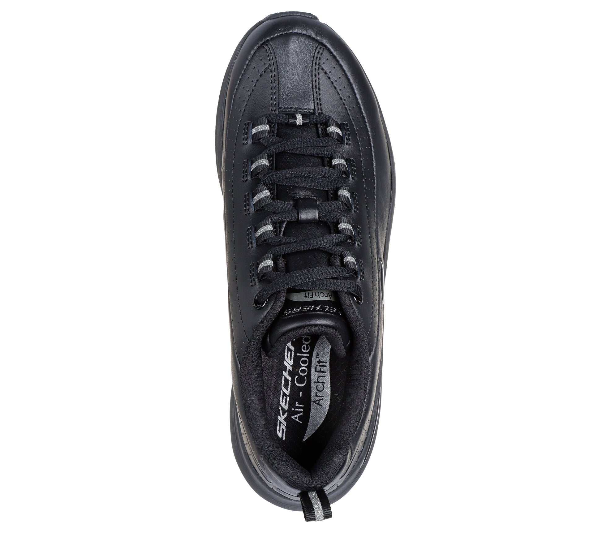 Skechers Arch Fit 2.0 nero donna dall'alto