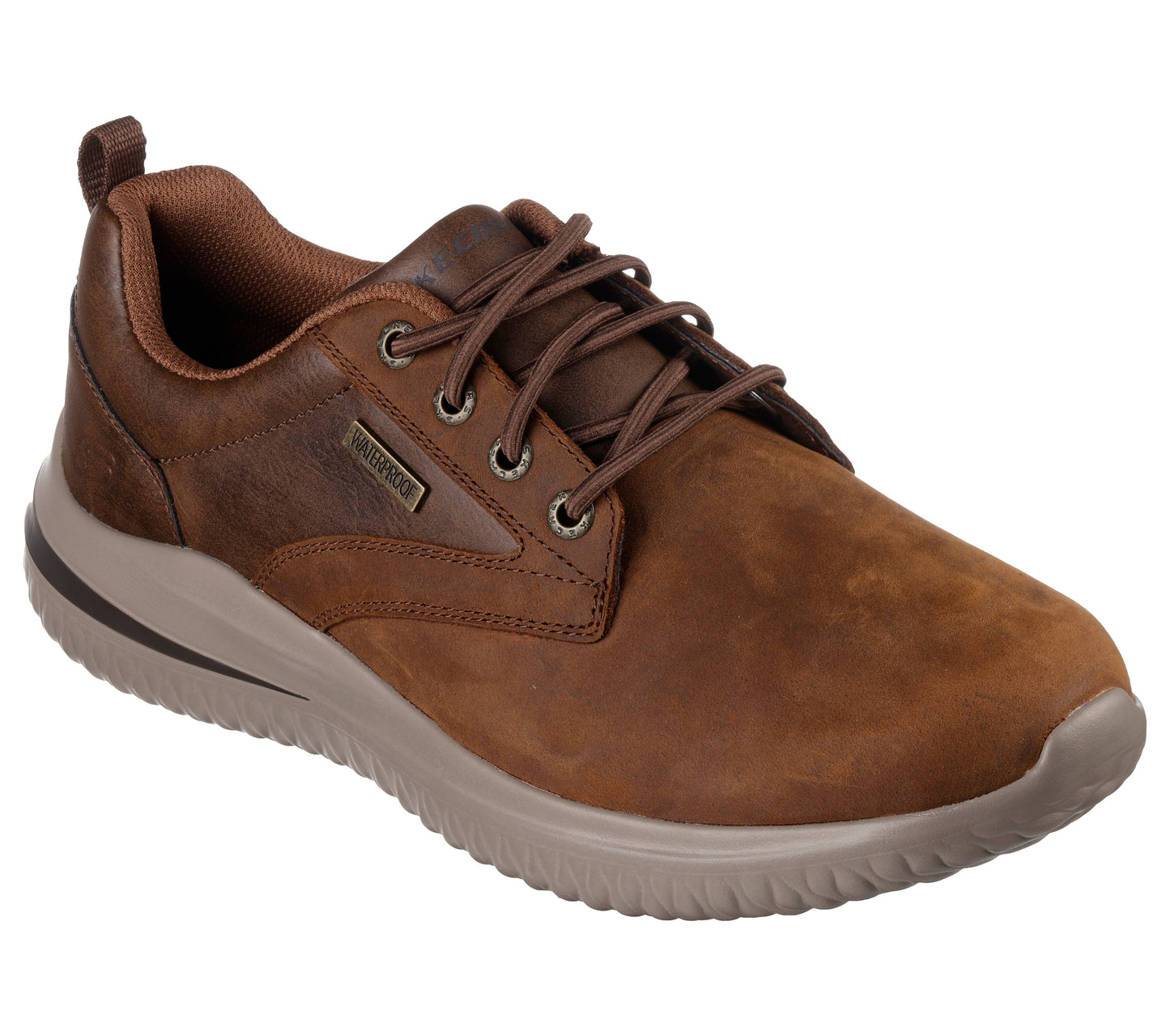 Skechers Delson 3.0 marrone uomo dettaglio