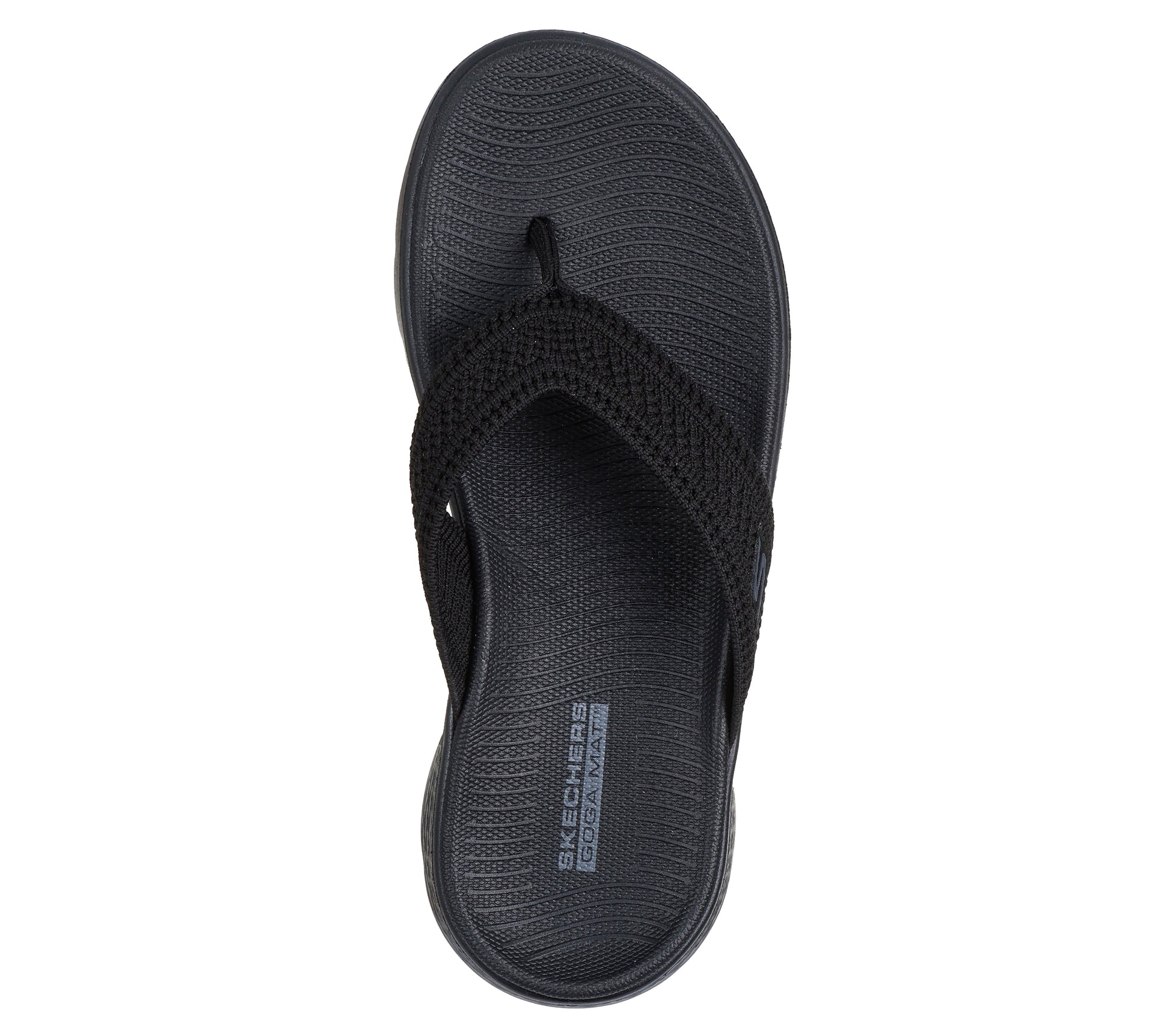Skechers GO WALK Flex Sandal Holly nero donna dall'alto