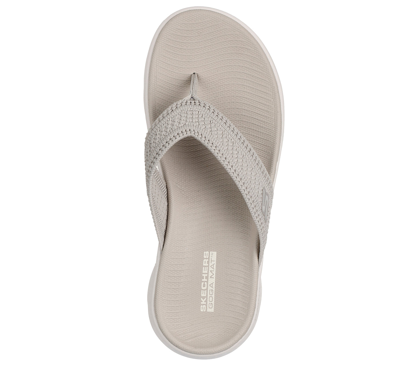 Skechers GO WALK Flex Sandal Holly taupe dall'alto