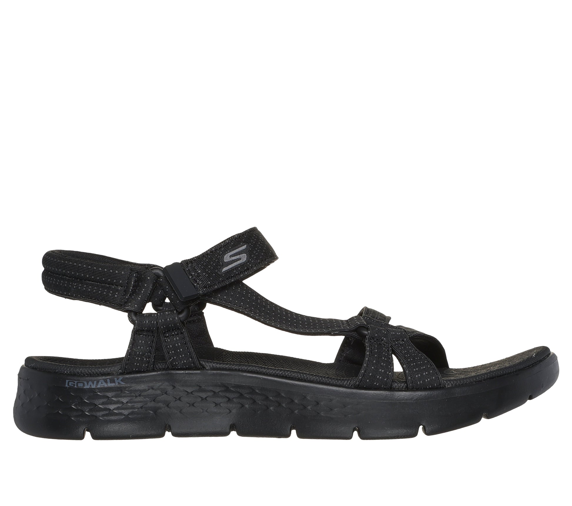 Sandali Skechers GO WALK Flex Sandal nero donna interno