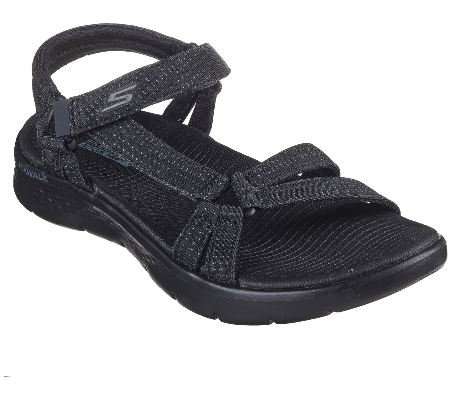 Skechers GO WALK Flex Sandal nero donna dettaglio