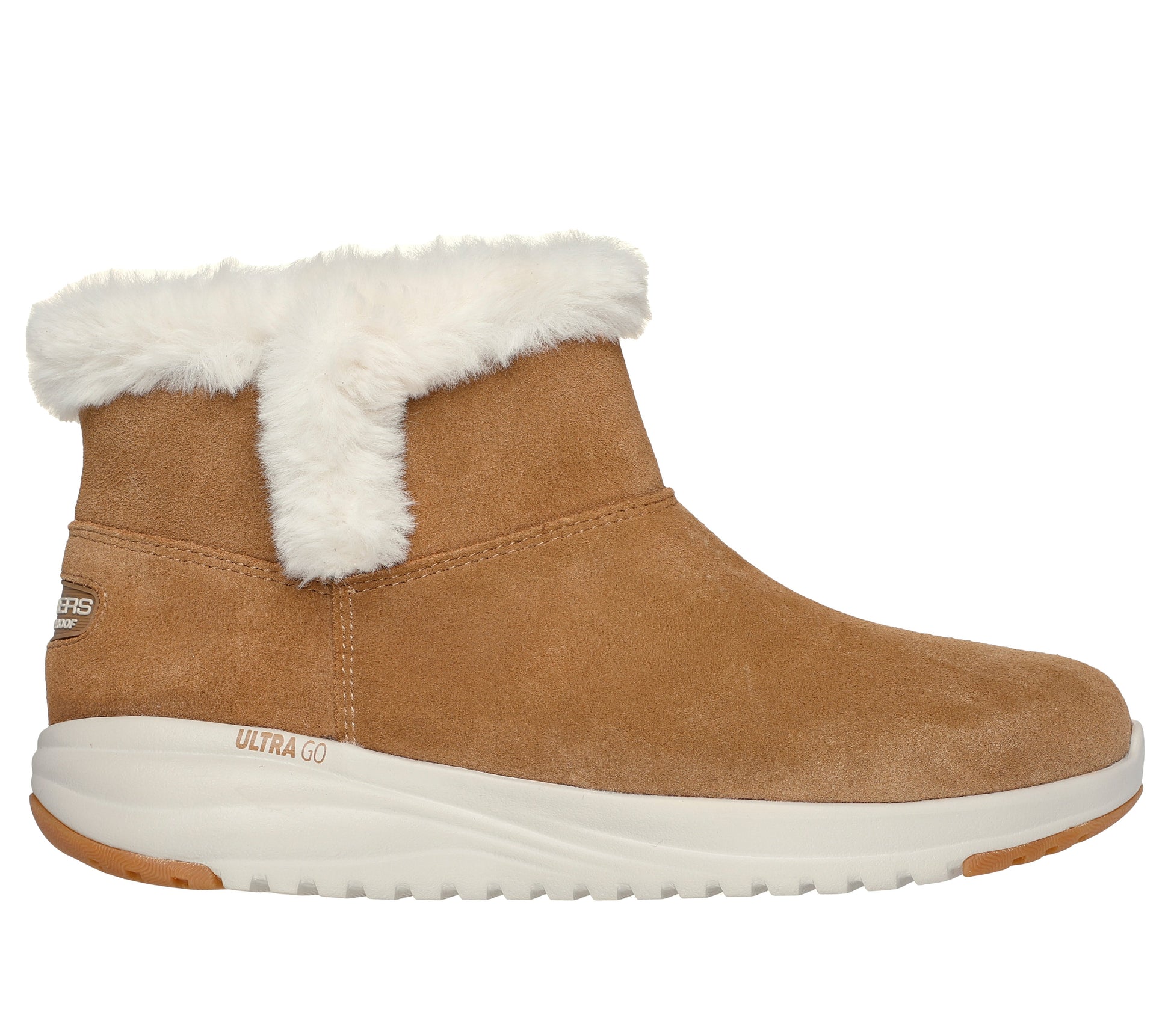 Stivaletti Skechers Waterproof On-the-GO Stellar nocciola donna esterno
