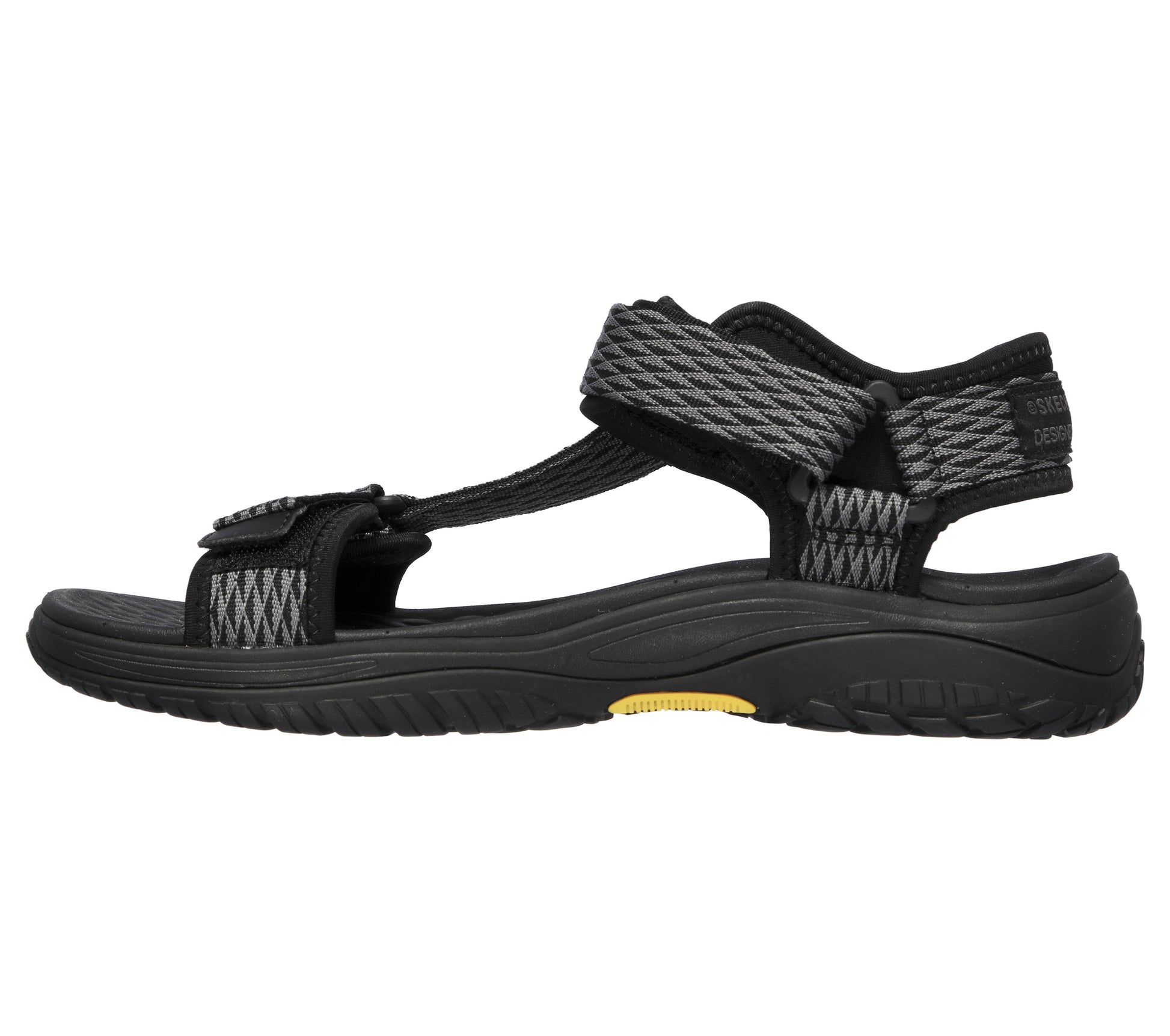 Skechers Relaxed Fit Lomell nero grigio uomo interno