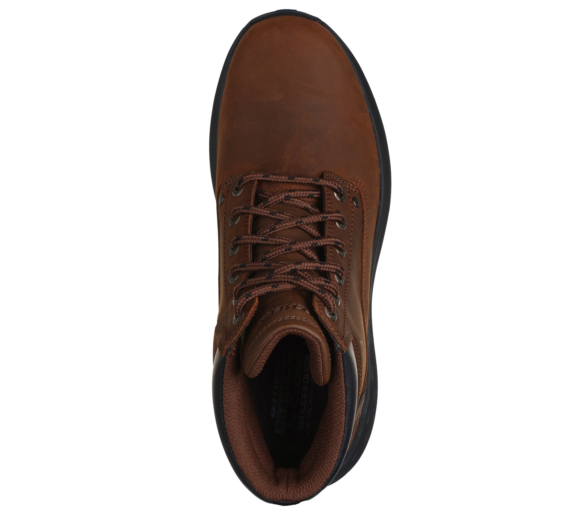 Skechers Relaxed Fit Parson marrone uomo dall'alto