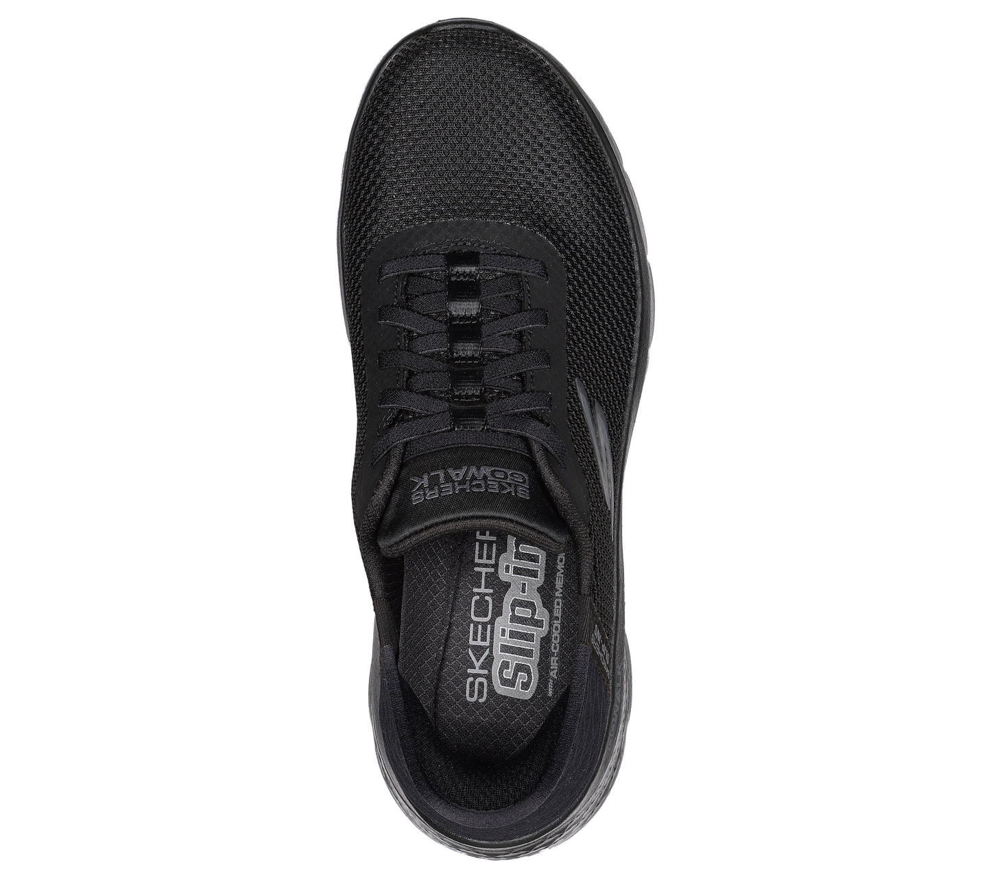 Skechers Slip-ins GO WALK Flex nero donna dall'alto