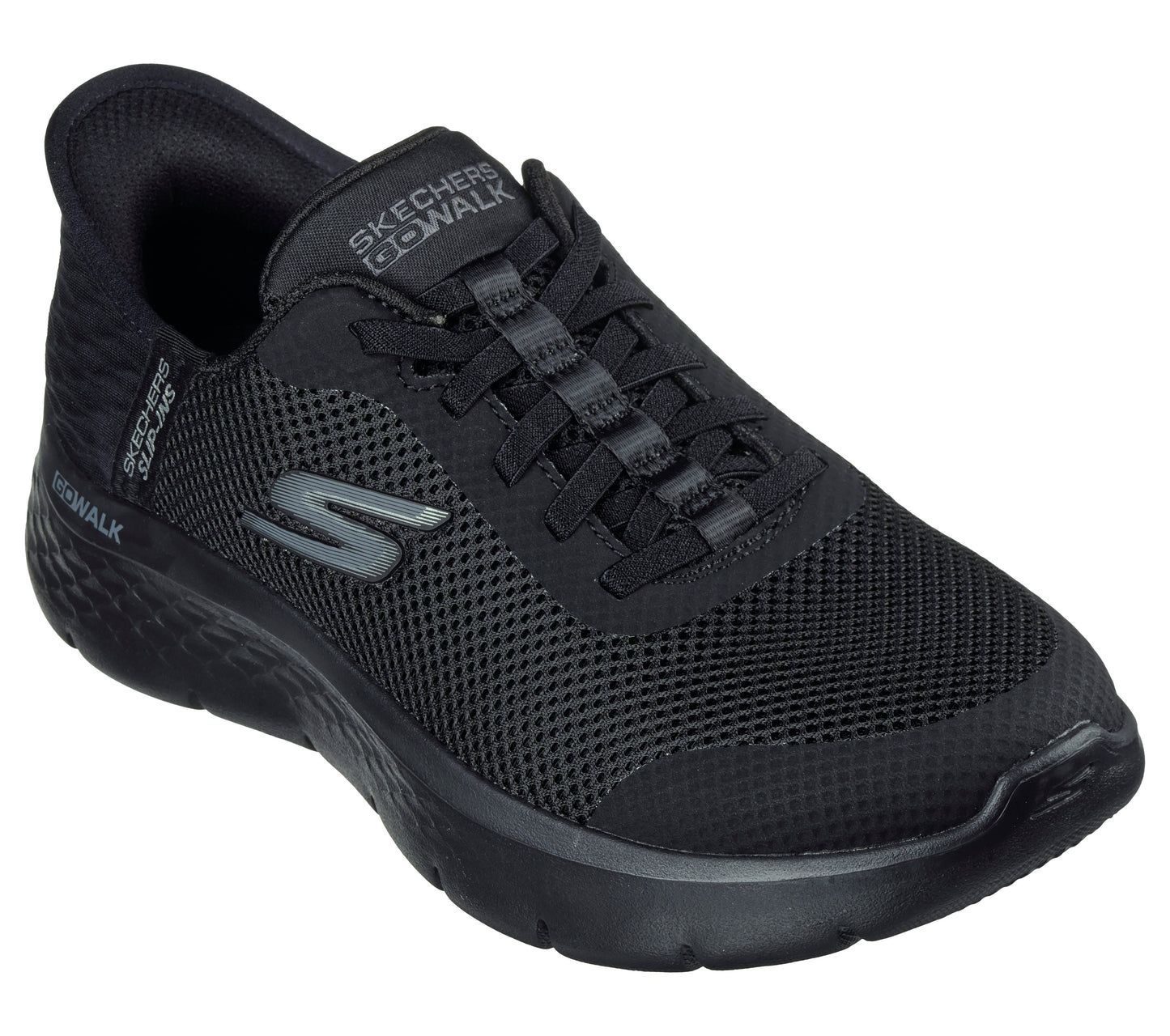 Skechers Slip-ins GO WALK Flex nero donna dettaglio