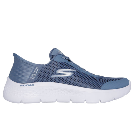 Scarpe Skechers Slip-ins GO WALK Flex blu donna esterno