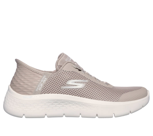 Scarpe Skechers Slip-ins GO WALK Flex taupe donna esterno