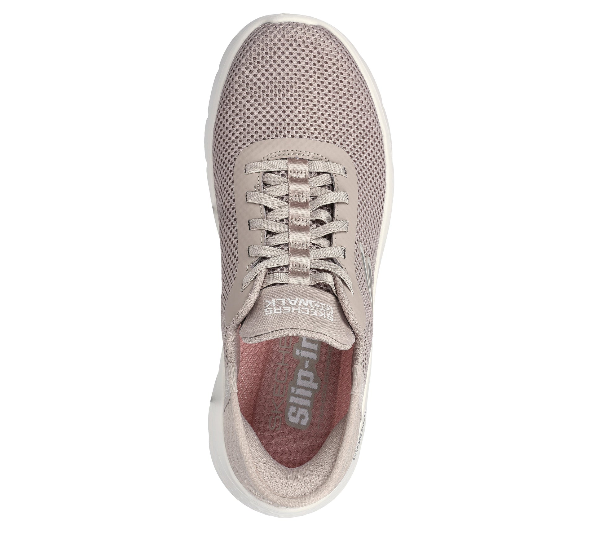 Skechers Slip-ins GO WALK Flex taupe donna dall'alto