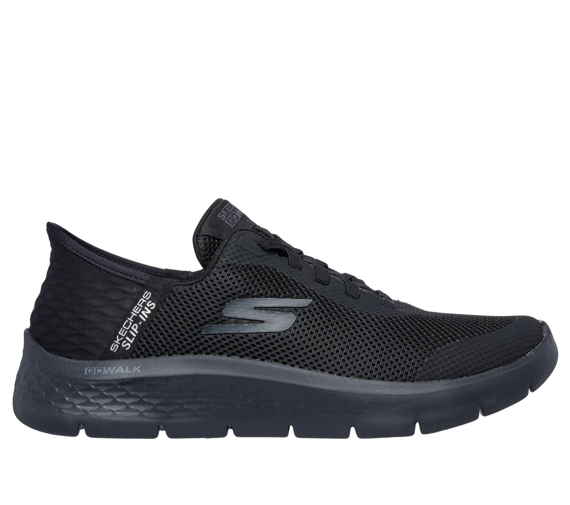 Scarpe Skechers Slip-ins GO WALK Flex nero uomo esterno