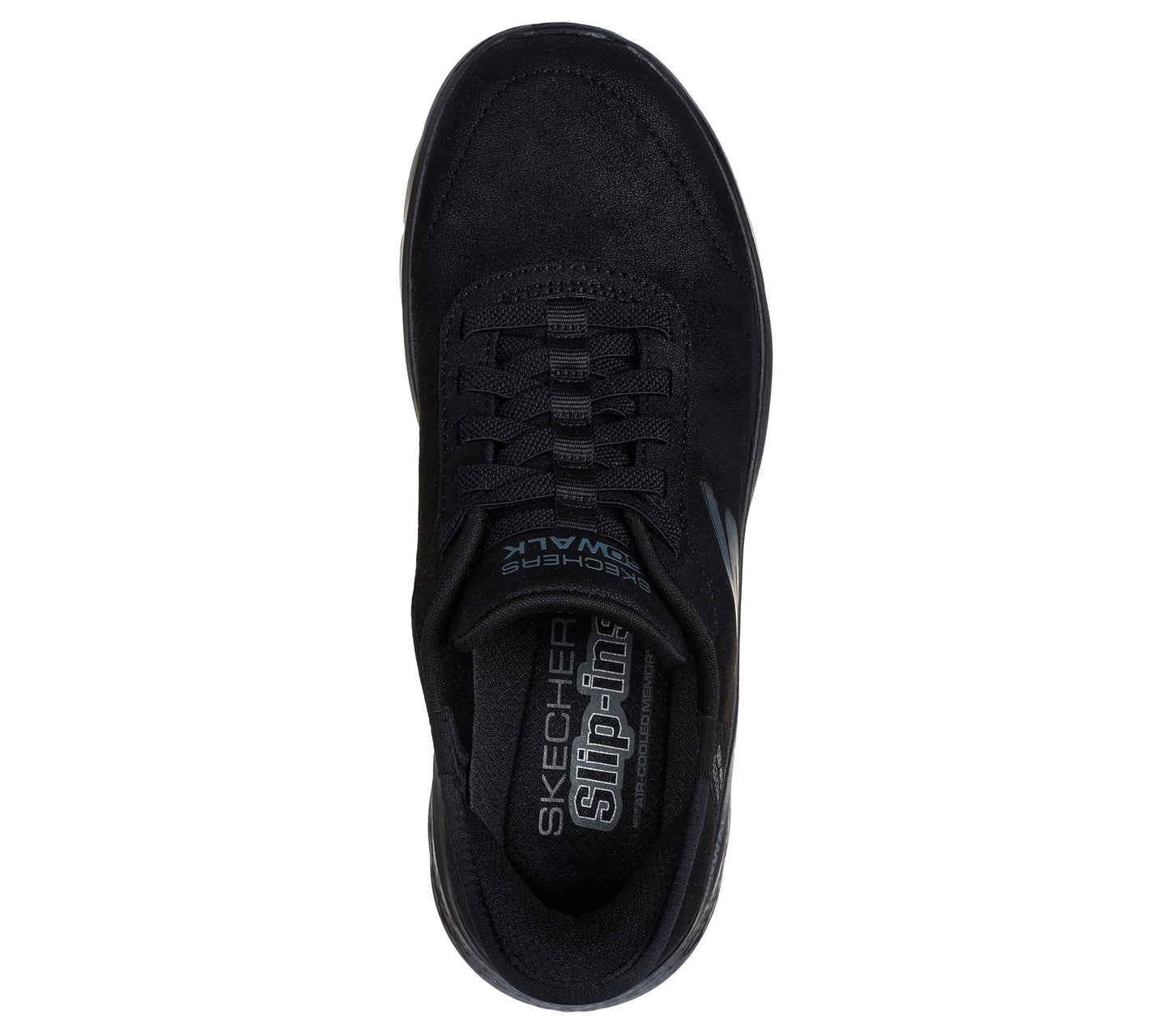 Skechers Slip-ins GO WALK Flex nero donna dall'alto
