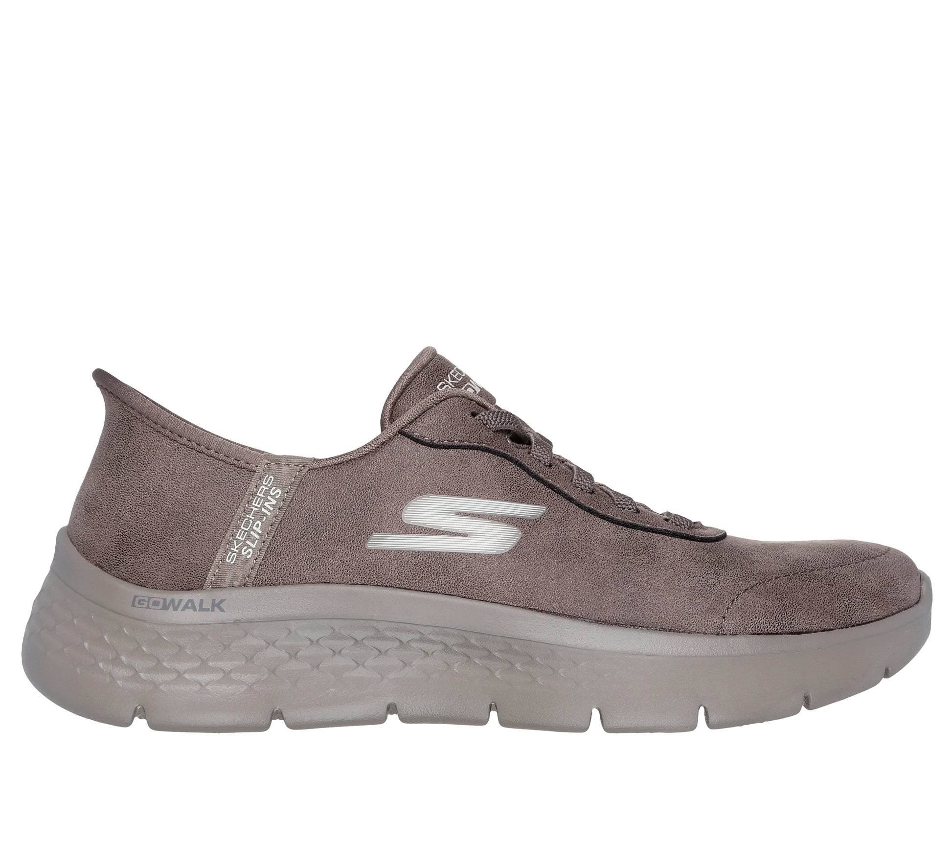 Scarpe Skechers Slip-ins GO WALK Flex marrone donna esterno