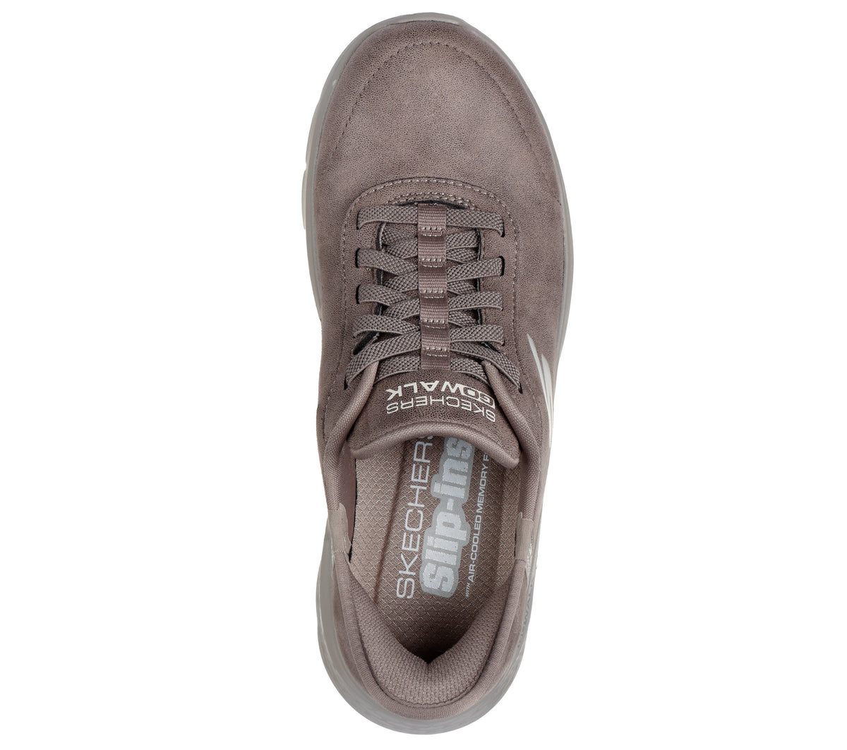 Skechers Slip-ins GO WALK Flex marrone donna dall'alto