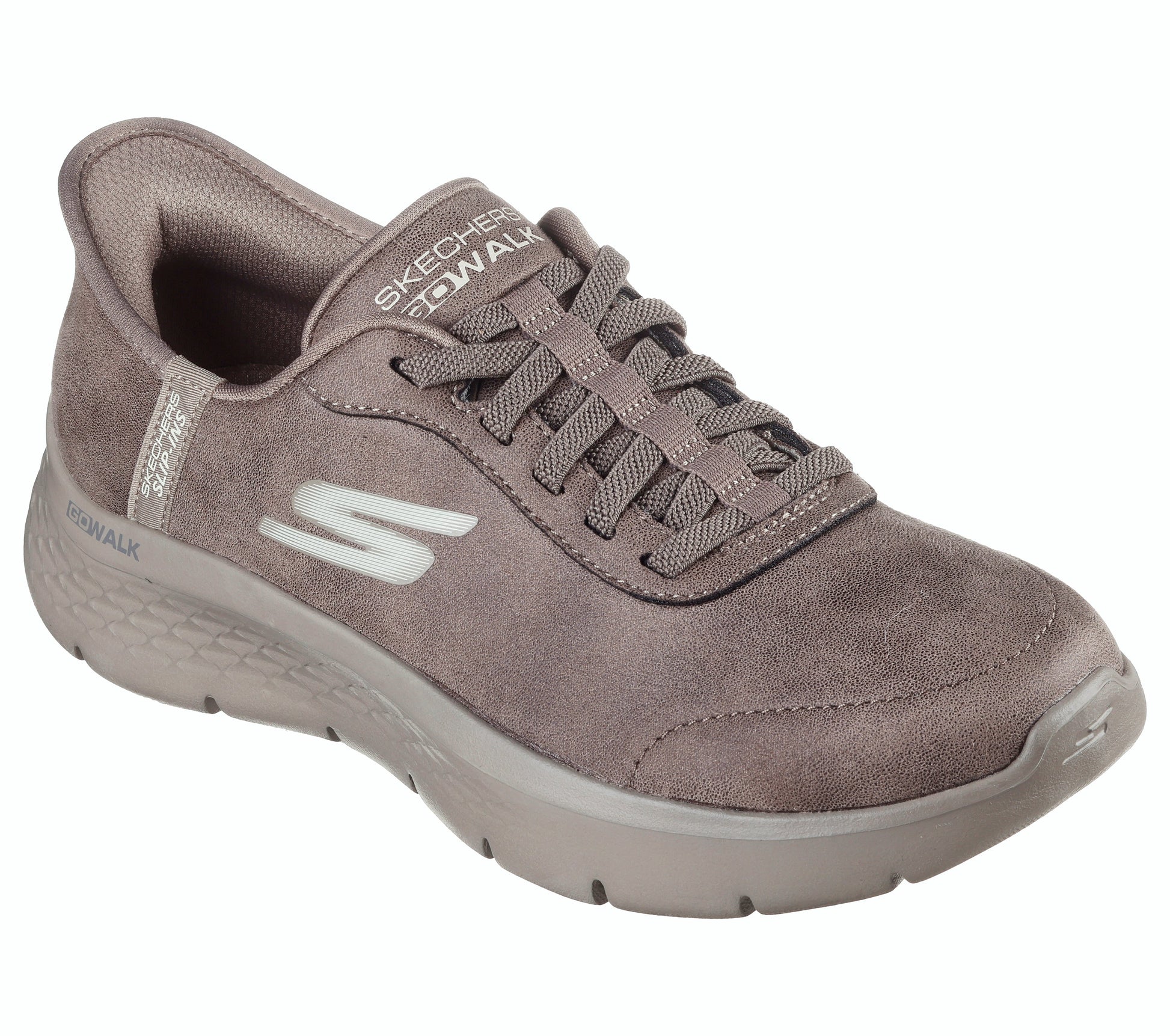 Skechers Slip-ins GO WALK Flex marrone donna dettaglio