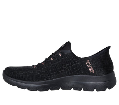 Skechers Slip-ins Summits nero donna interno