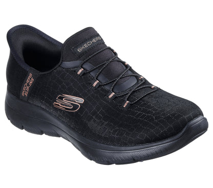 Skechers Slip-ins Summits nero donna dettaglio
