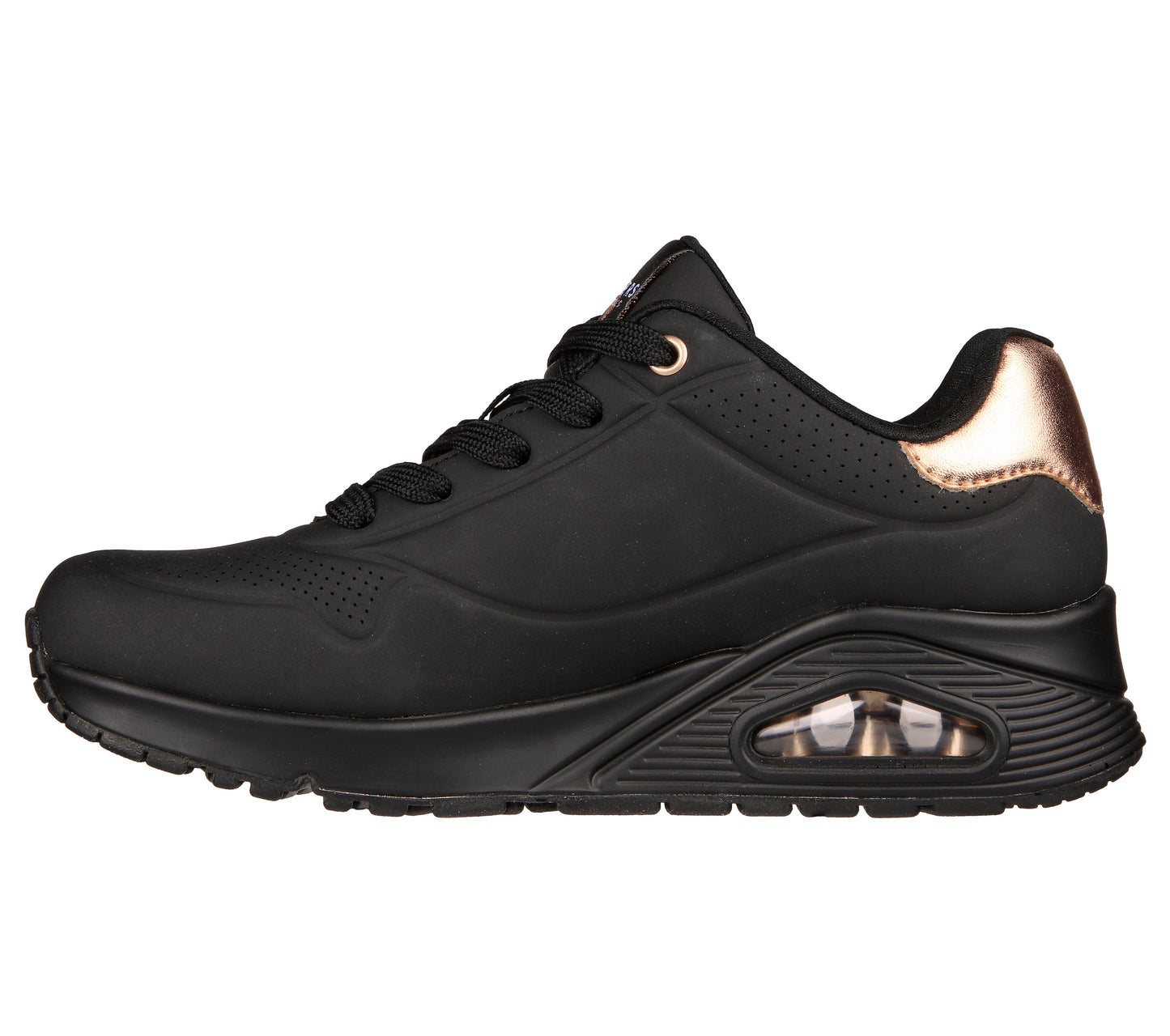 Skechers UNO nero donna interno
