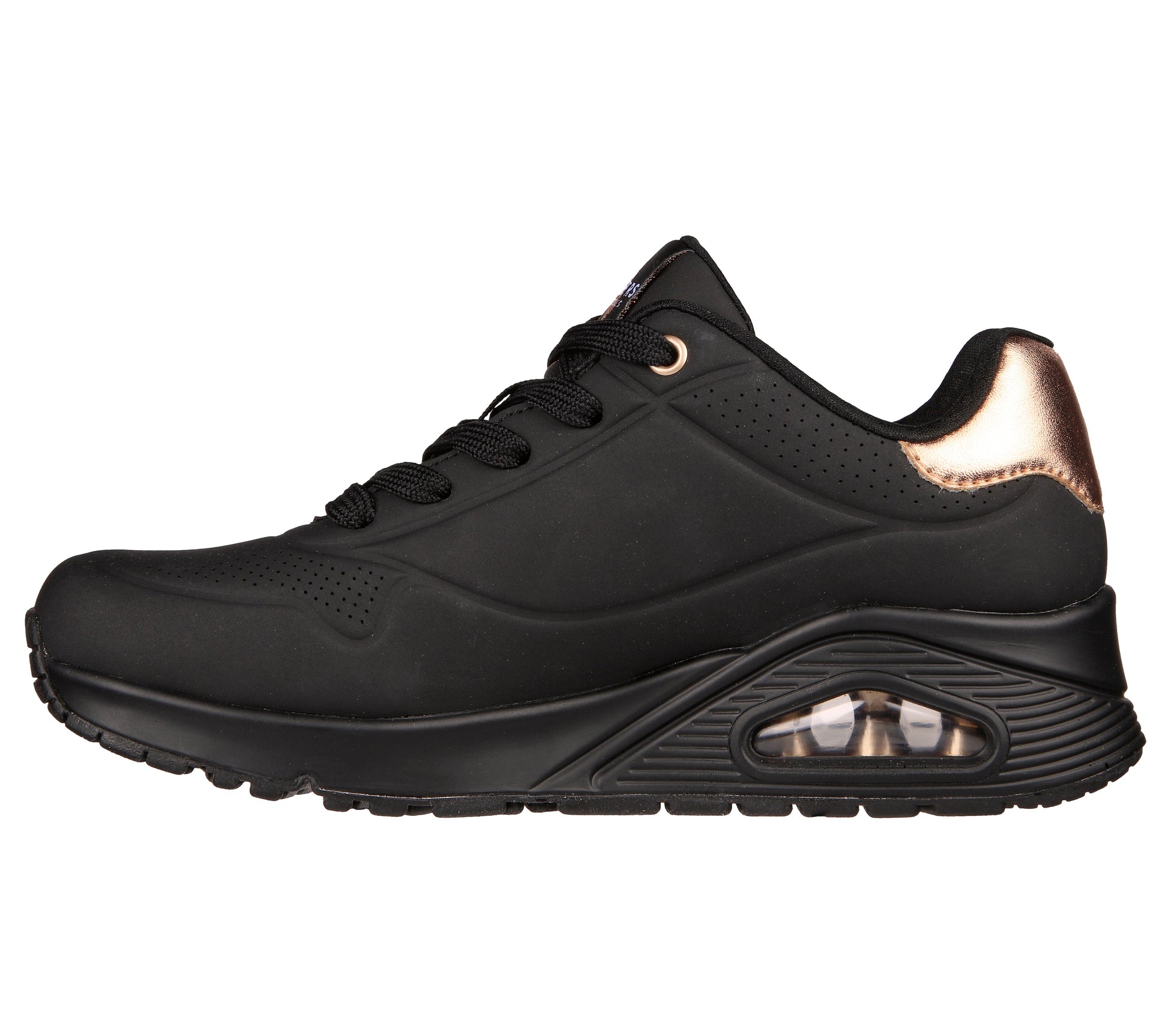 Skechers UNO nero donna interno