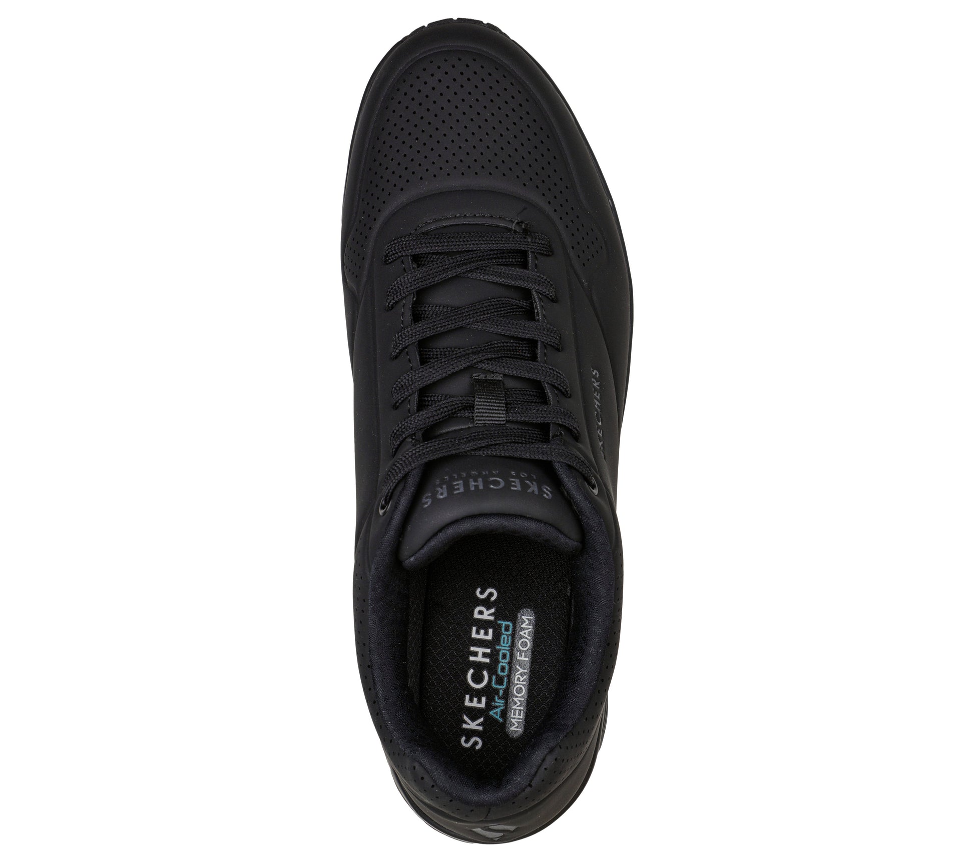 Skechers UNO nero uomo dall'alto