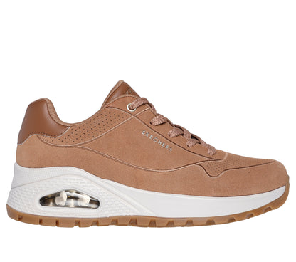 Scarpe Skechers UNO Rugged nocciola donna esterno