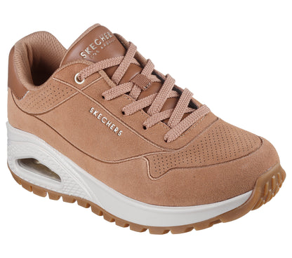 Skechers UNO Rugged nocciola donna dettaglio