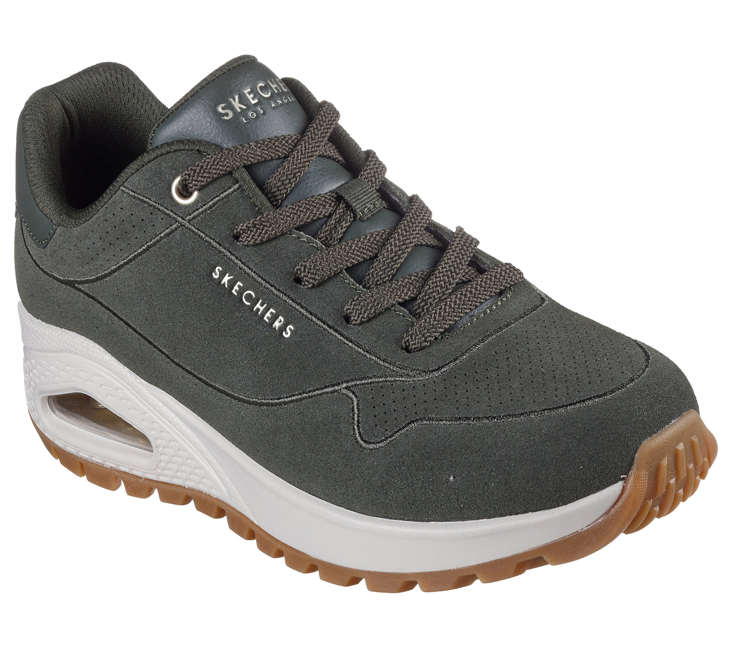 Skechers UNO Rugged oliva donna dettaglio